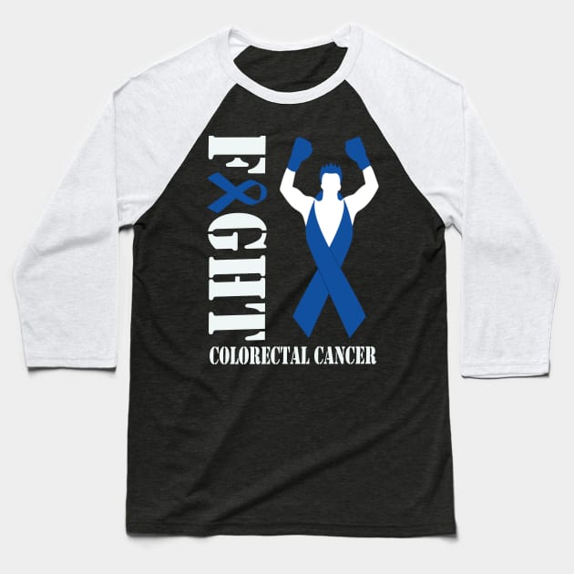 COLORECTAL CANCER Baseball T-Shirt by AdelaidaKang